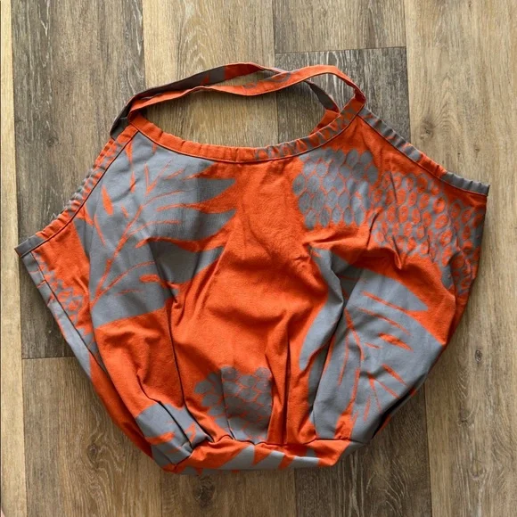 NWOT RARE Kealopiko ‘Eke Nui, Ulu Print, Orange and Gray - Picture 2 of 4